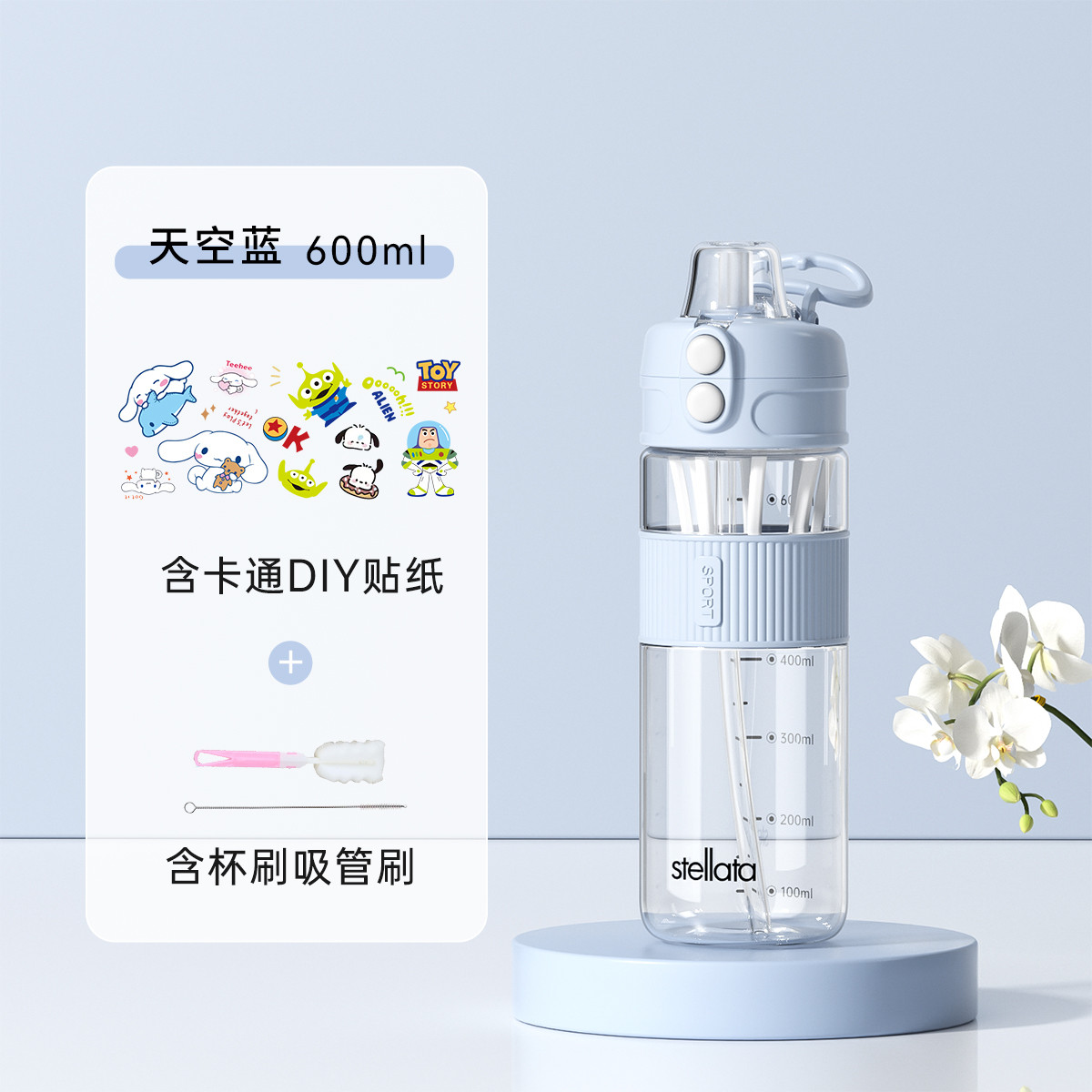 夏季运动水杯大容量1000ml健身水壶男女生耐高温吸管杯子